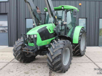 Tractor Deutz-Fahr 5115 trekker met Stoll FZ30 voorlader Deutz motor tractor