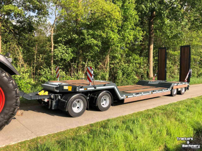 Low loader / Semi trailer  Twente Trailer Kuip Dieplader