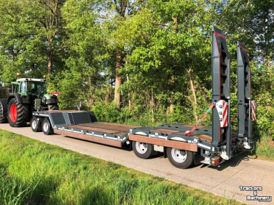 Low loader / Semi trailer  Twente Trailer Kuip Dieplader