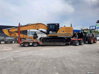 Low loader / Semi trailer  Twente Trailer Kuip Dieplader