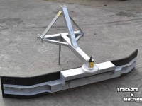 3-point scraper blade Qmac Rubberschuif met tandkrans verstelling