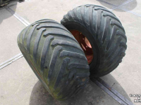 Wheels, Tyres, Rims & Dual spacers Trelleborg 400x15.5 (400-15.5) T404 banden en wielen velgen 6 ply flotation profiel